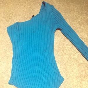 Naked wardrobe one shoulder body suit